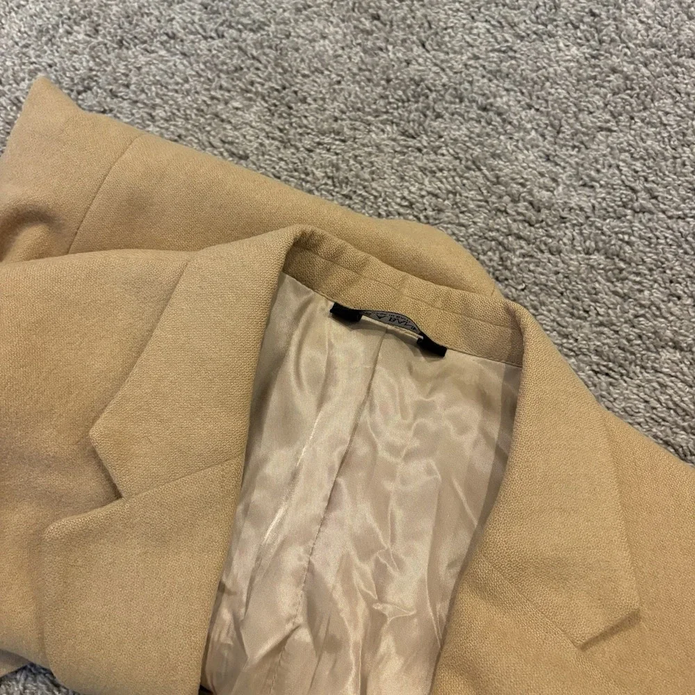 Jos A Bank Blazer Mens 42L Beige Camelhair Sport Coat Old Money Luxury Jacket